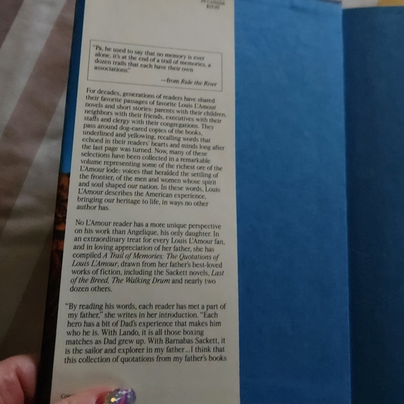 A Trail of Memories Book by Louis L'Amour - Picture 2 of 4